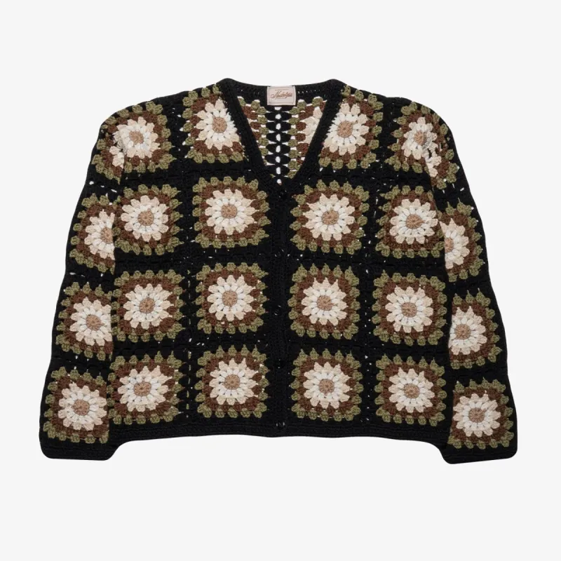 GRANNY SQUARE CROCHET CARDIGAN sold by Nostalgia