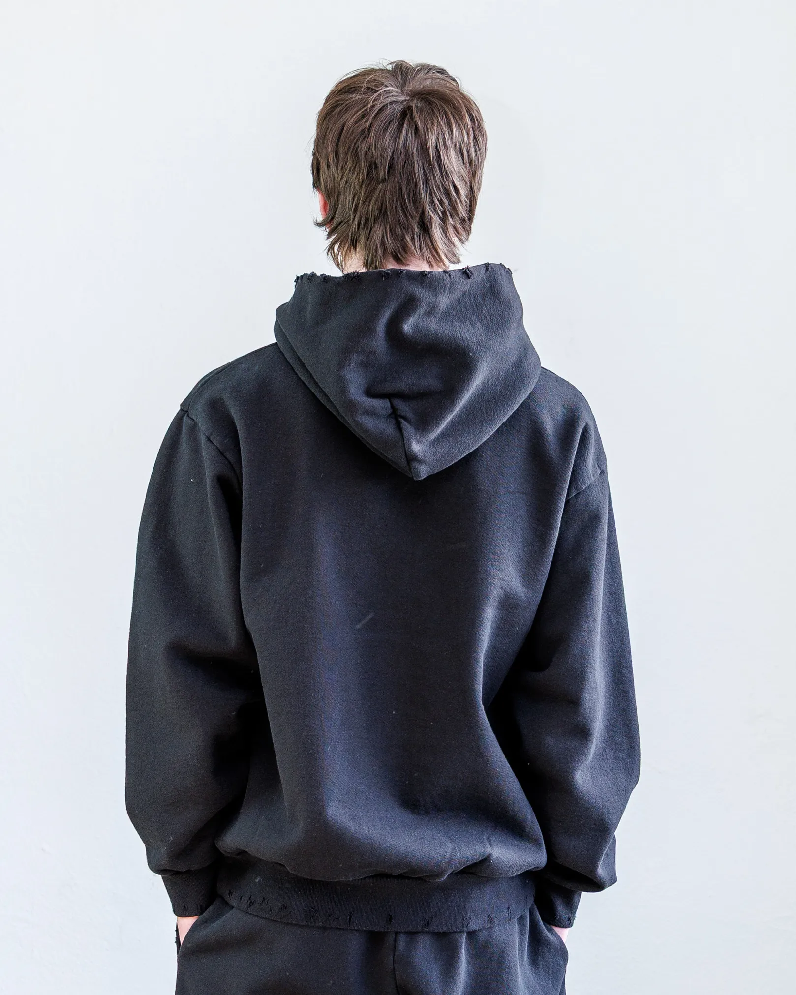 Rogue Heavy Vintage Fleece Unisex Hoodie - Black sold by NSF product image thumbnail 3