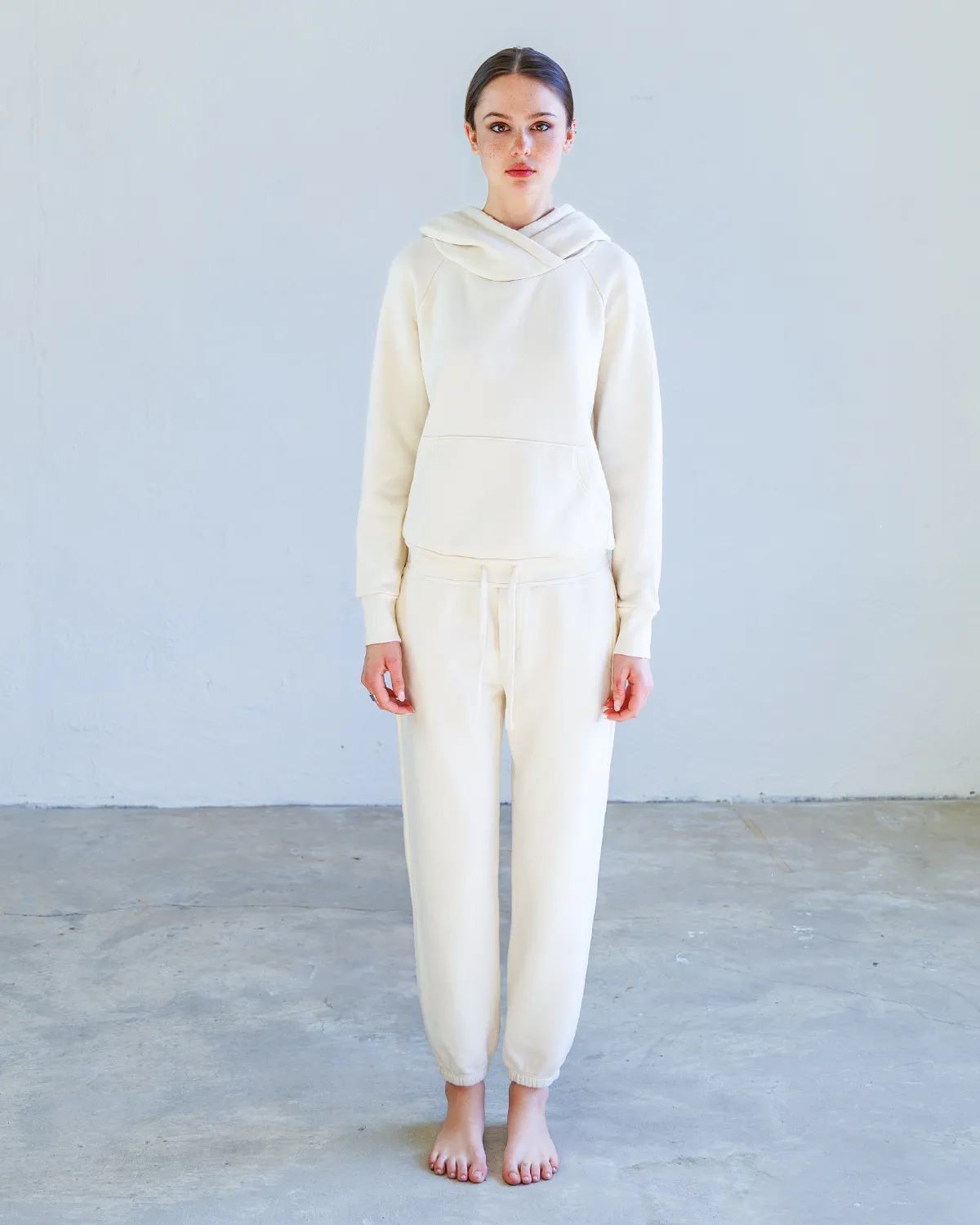 Lisse Loop Terry Hoodie - Drift sold by NSF product image thumbnail 3