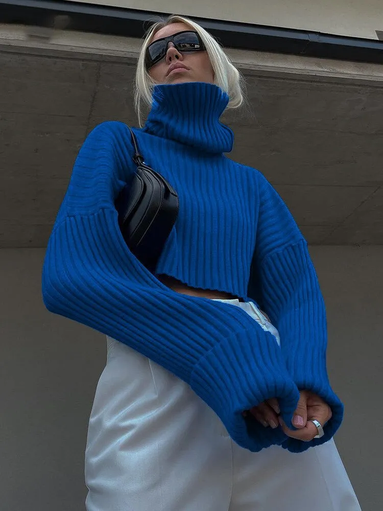 Cropped Turtleneck Sweater sold by NUDE product image thumbnail 4