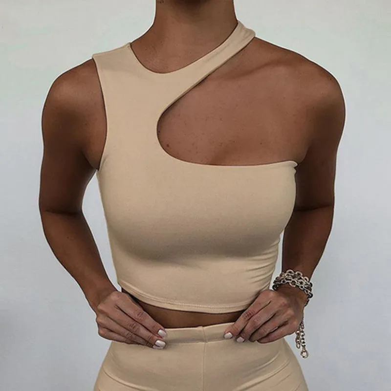 Cut Out Off Shoulder Top sold by NUDE