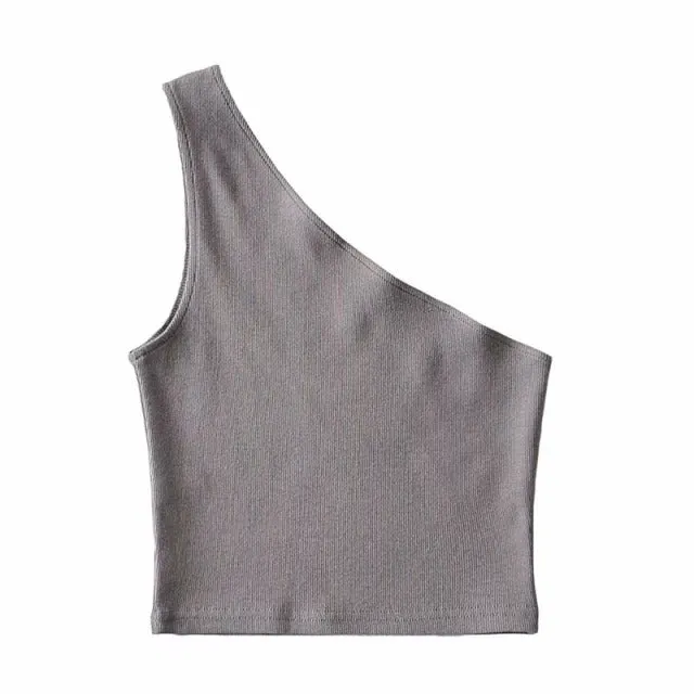 One Shoulder Basic Tank sold by NUDE product image thumbnail 4
