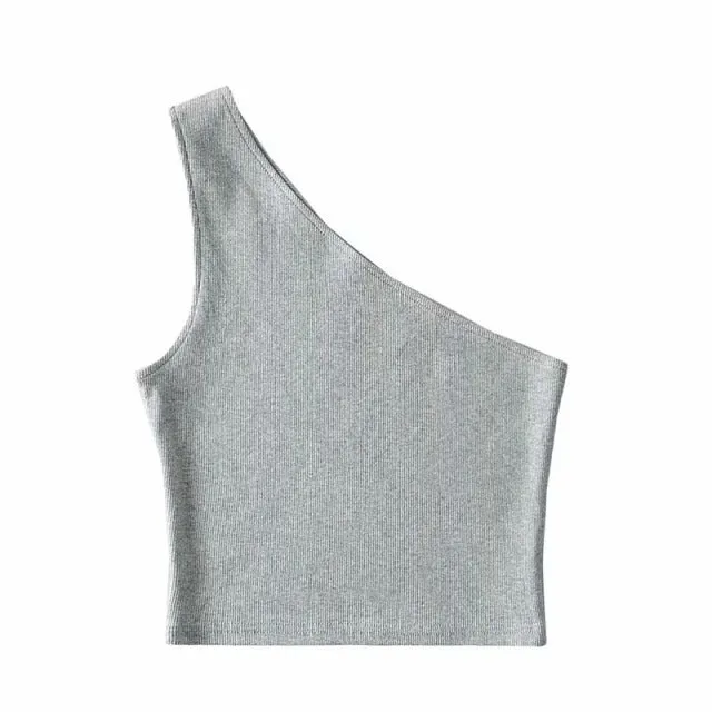 One Shoulder Basic Tank sold by NUDE product image thumbnail 3