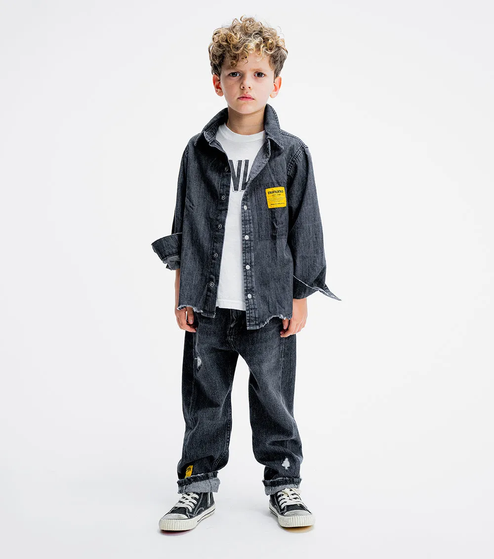 light denim shirt sold by nununu product image thumbnail 2