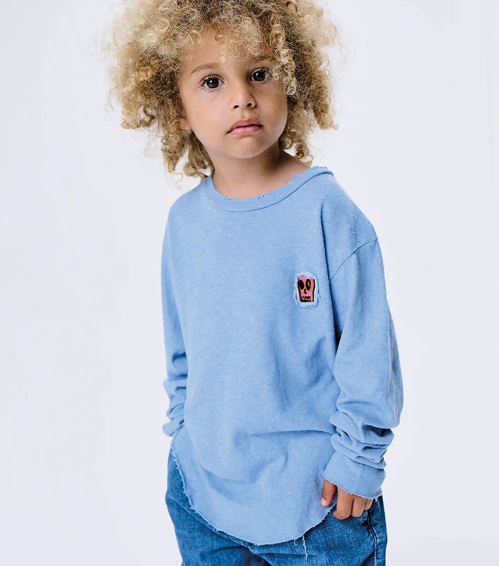 dizzy skull patch shirt sold by nununu product image thumbnail 2