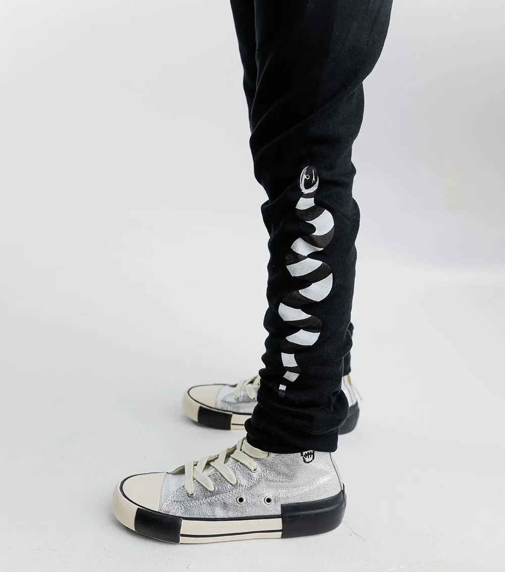 stripey snake leggings sold by nununu product image thumbnail 4