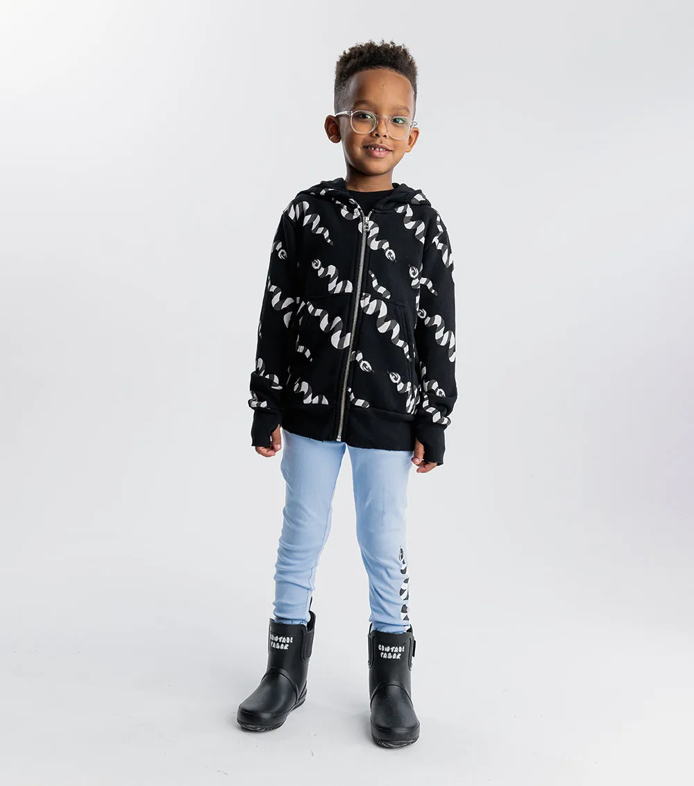 stripey snake leggings sold by nununu product image thumbnail 2