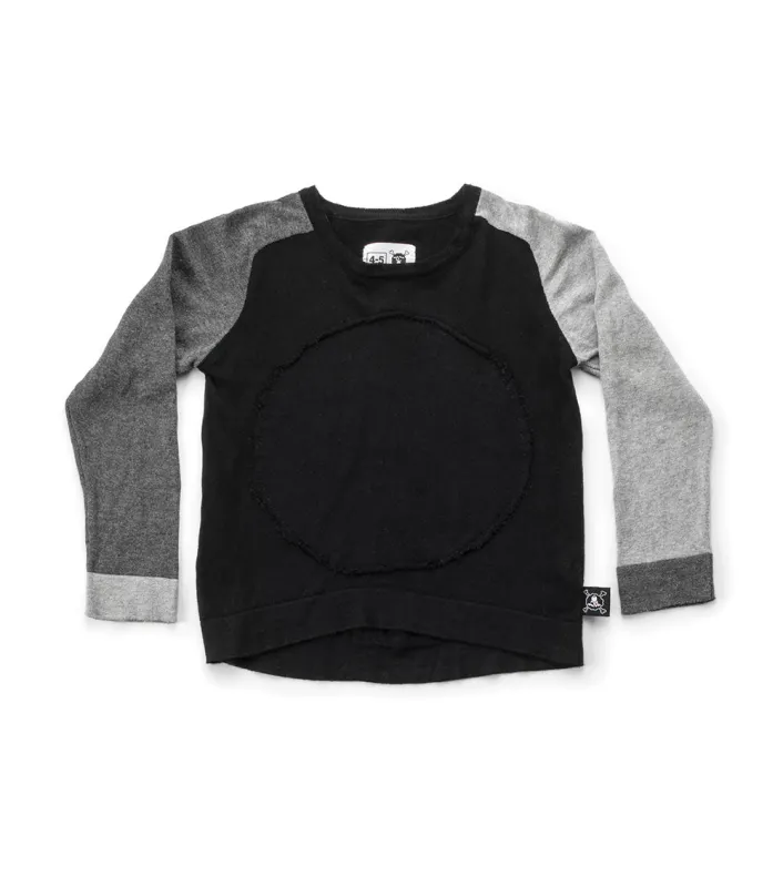 circle patch light knit made by nununu