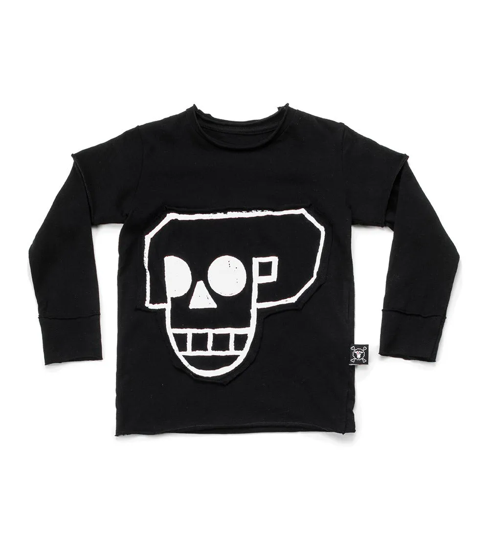skull robot patch shirt sold by nununu