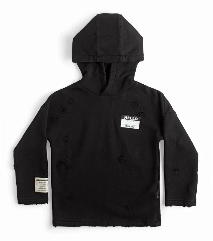 distressed hoodie sold by nununu