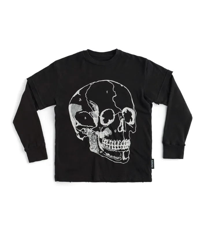 embroidered md skull shirt sold by nununu