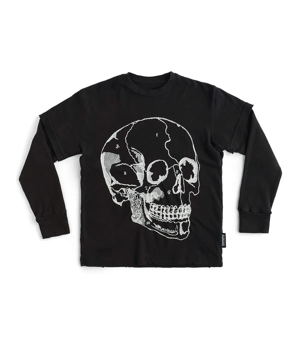 embroidered md skull shirt sold by nununu
