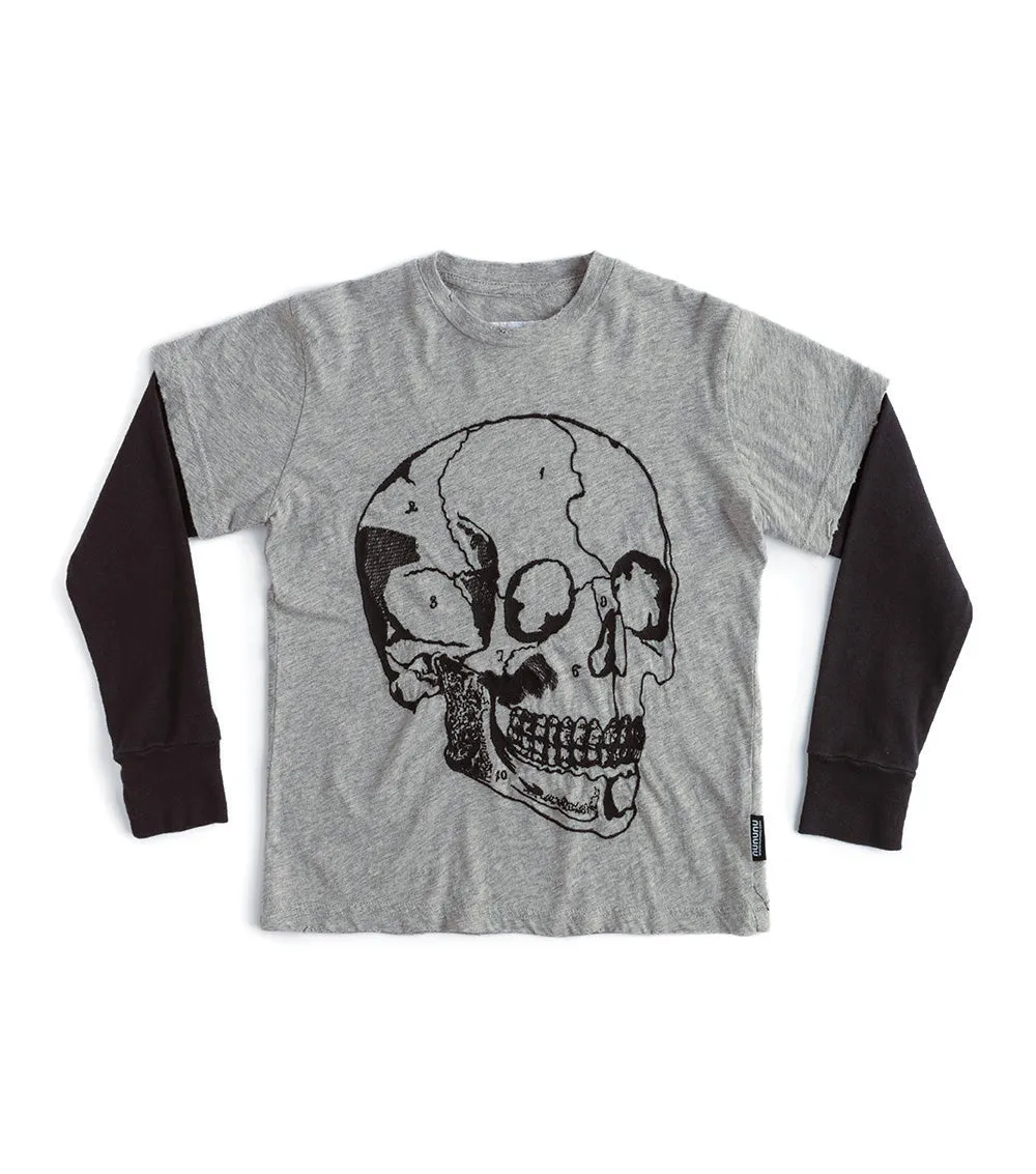 embroidered md skull shirt sold by nununu