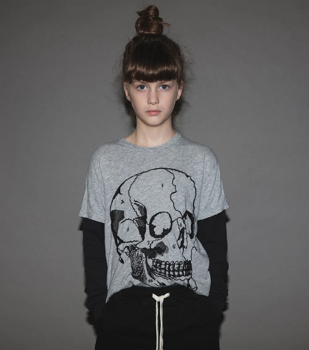 embroidered md skull shirt sold by nununu product image thumbnail 2