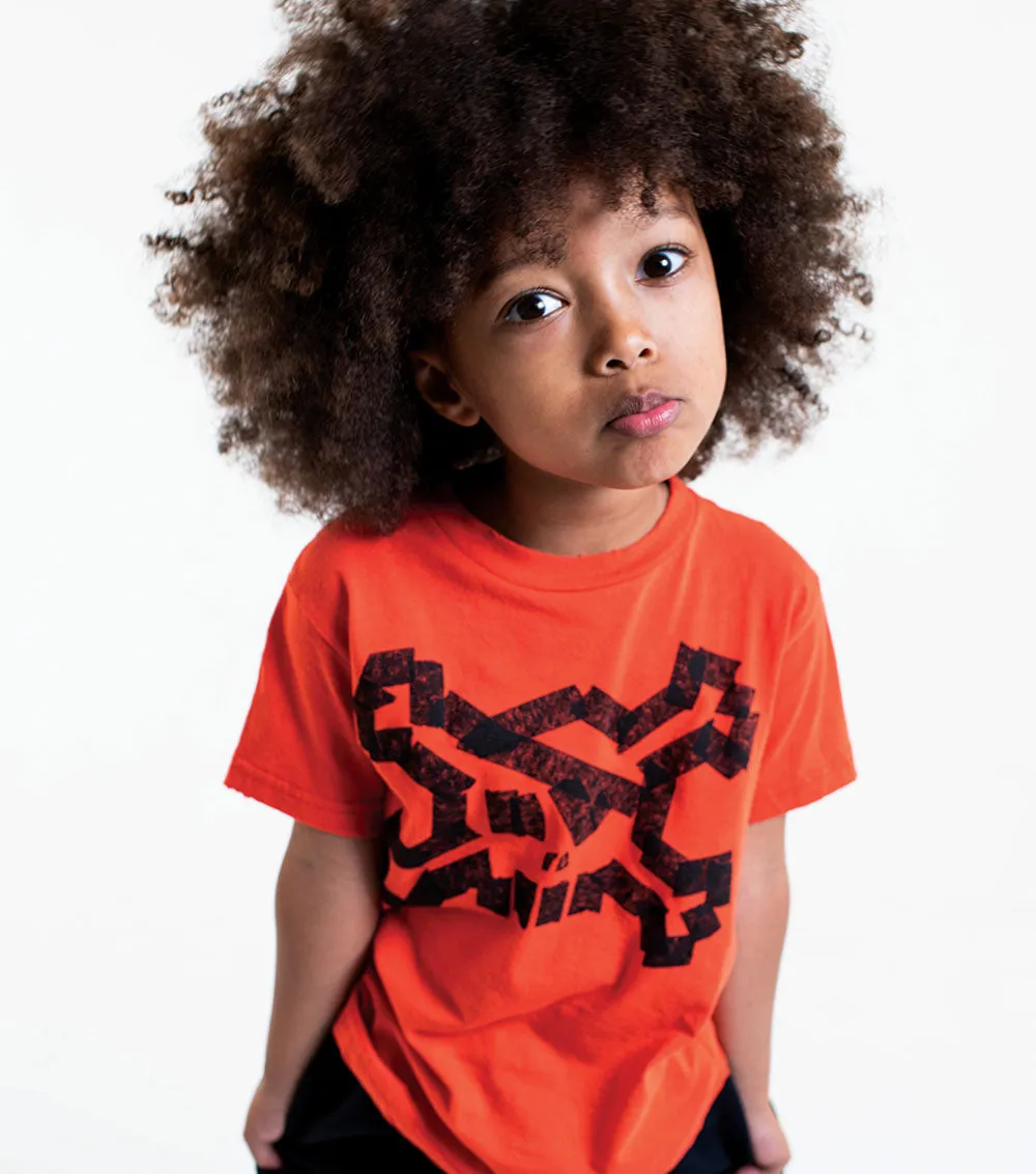 masking tape skull t-shirt sold by nununu product image thumbnail 3