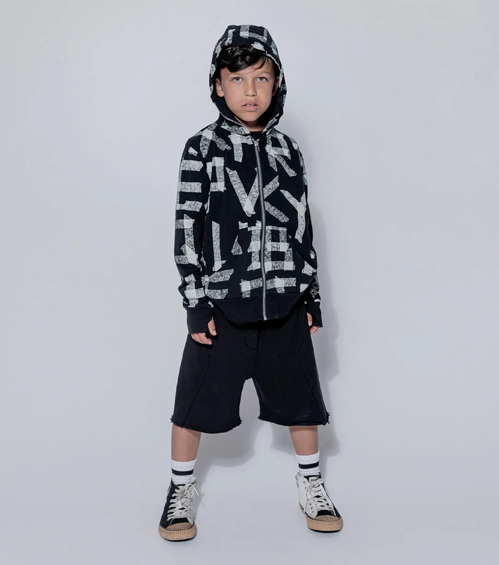 masking tape light zip hoodie sold by nununu product image thumbnail 4