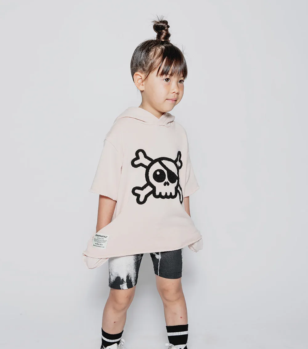 fuzzy skull hooded sweatshirt sold by nununu product image thumbnail 3