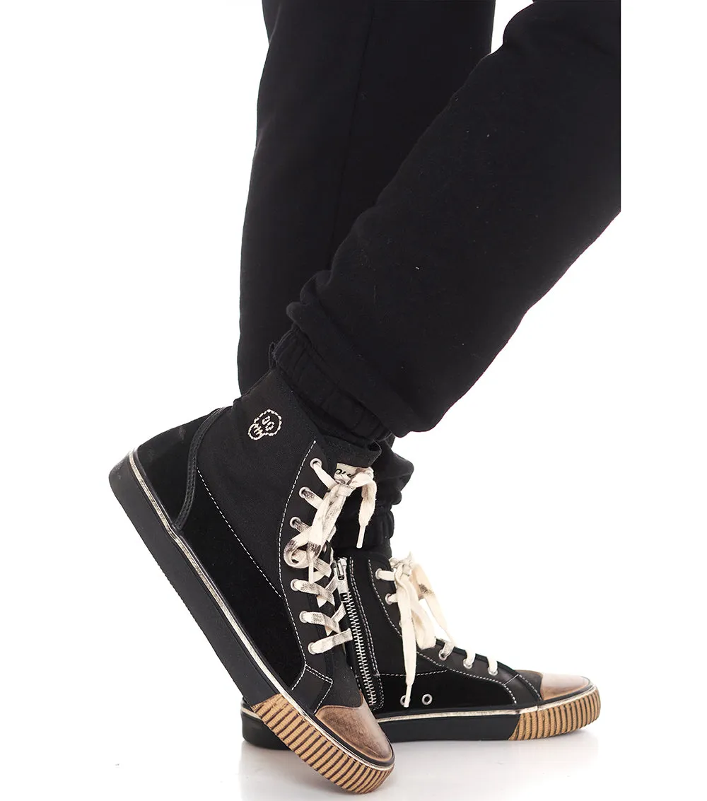 mix leather high tops sold by nununu product image thumbnail 4