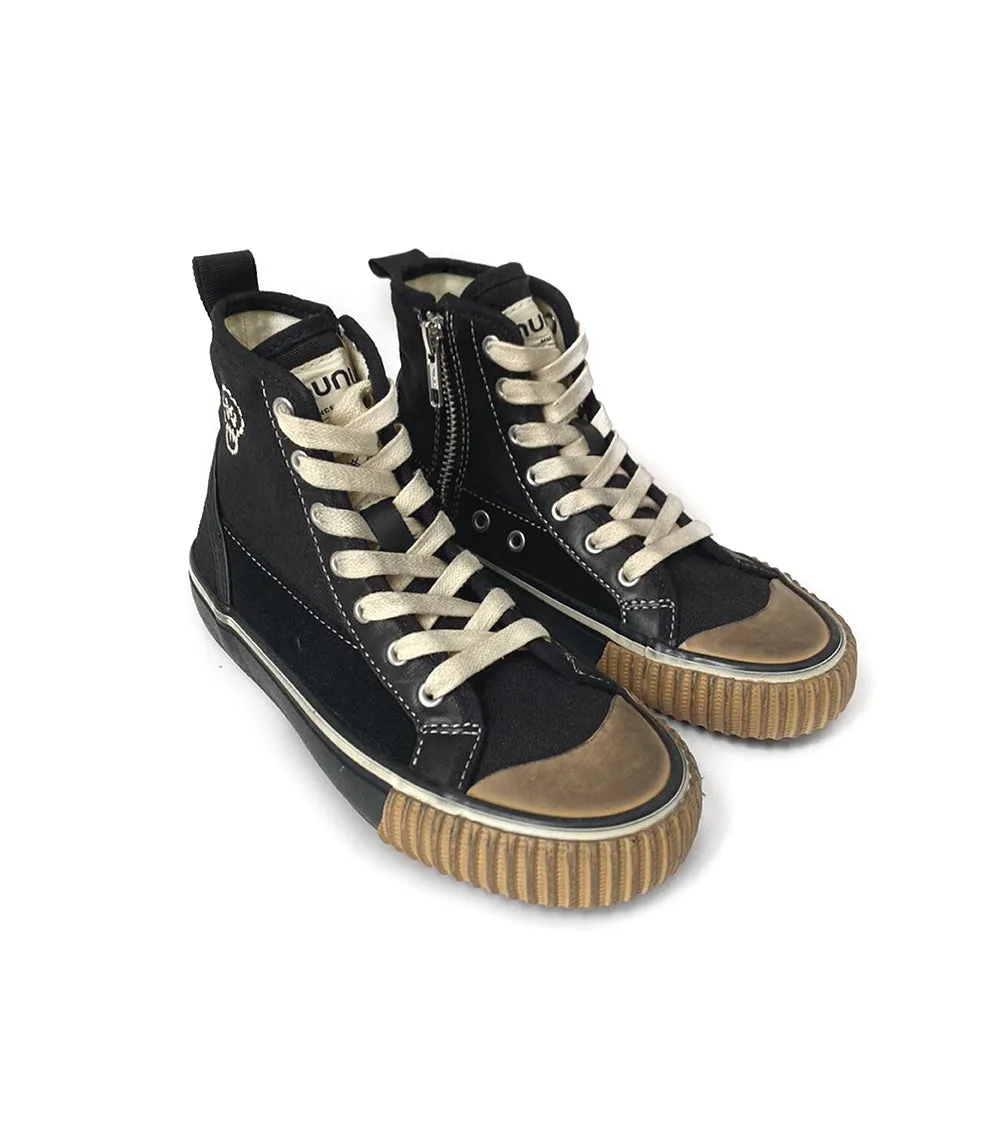 mix leather high tops sold by nununu product image thumbnail 2