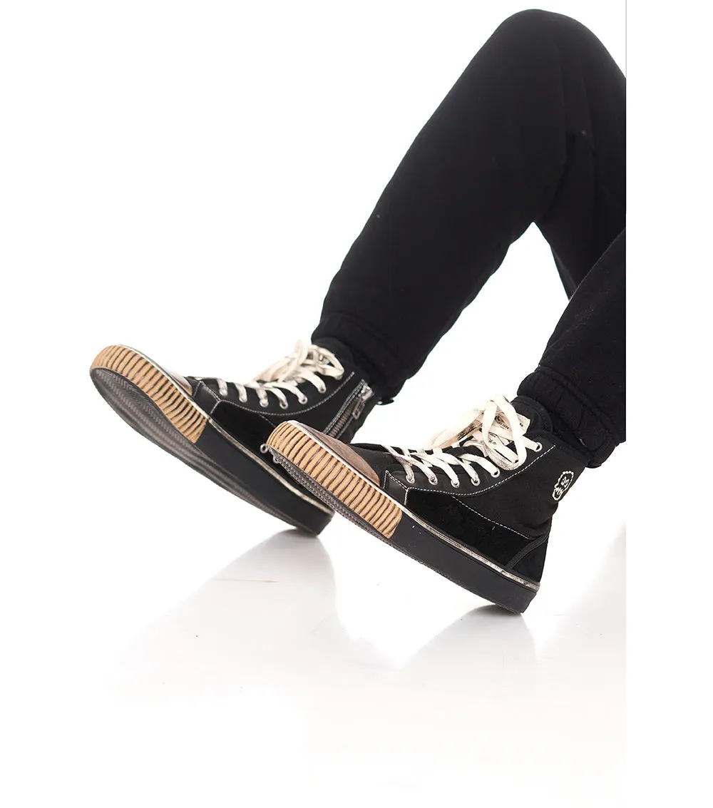 mix leather high tops sold by nununu product image thumbnail 3
