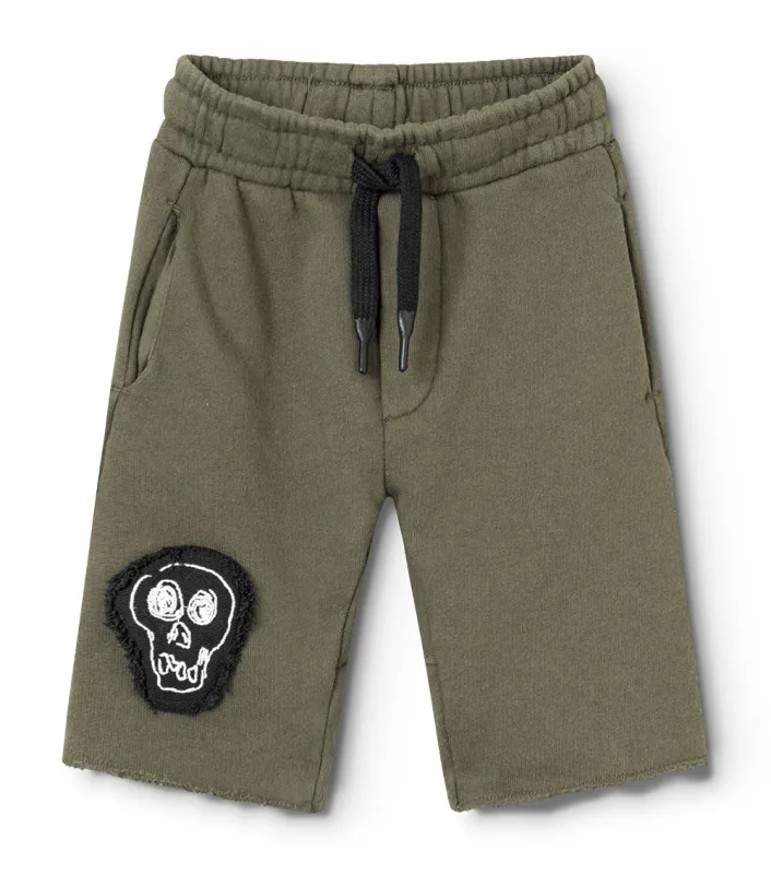 skull patch smart pants sold by nununu