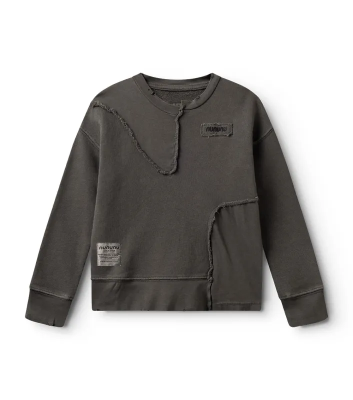 patchwork sweatshirt sold by nununu