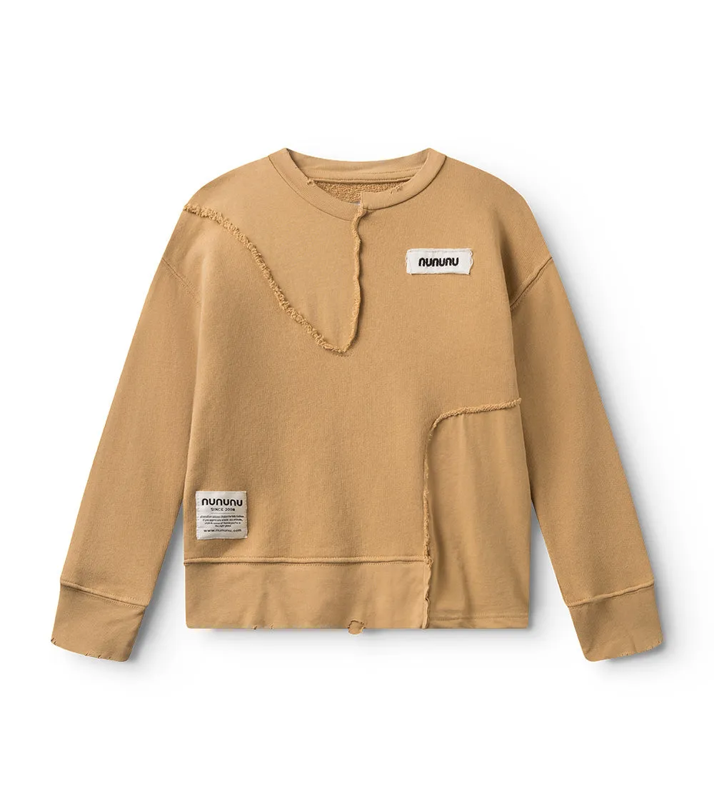 patchwork sweatshirt sold by nununu