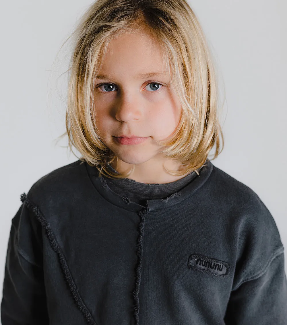 patchwork sweatshirt sold by nununu product image thumbnail 5