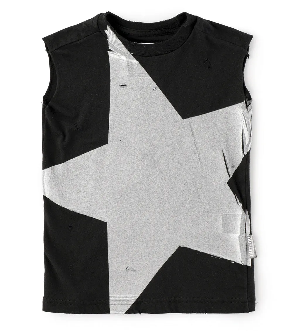 mega star sleeveless shirt sold by nununu