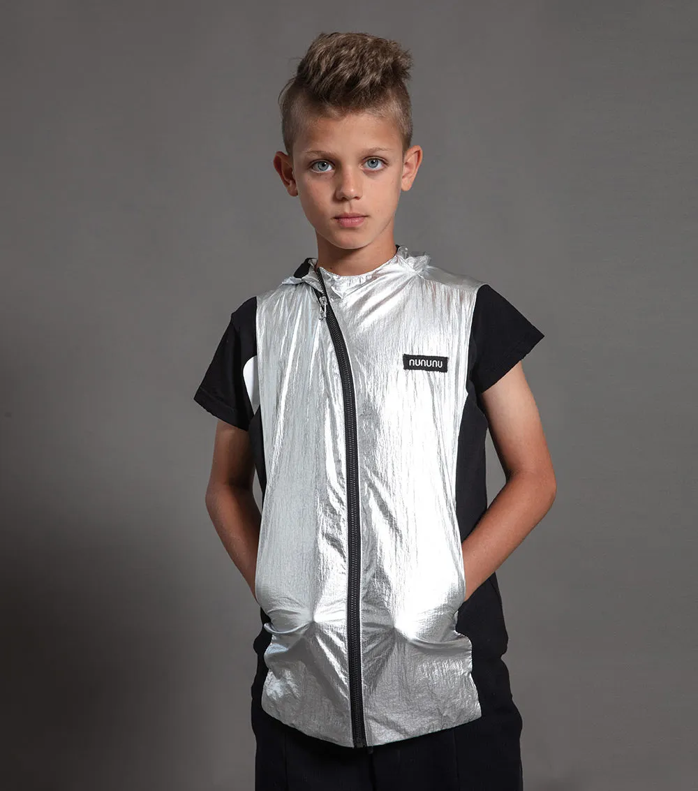 duo nylon hooded vest sold by nununu product image thumbnail 3