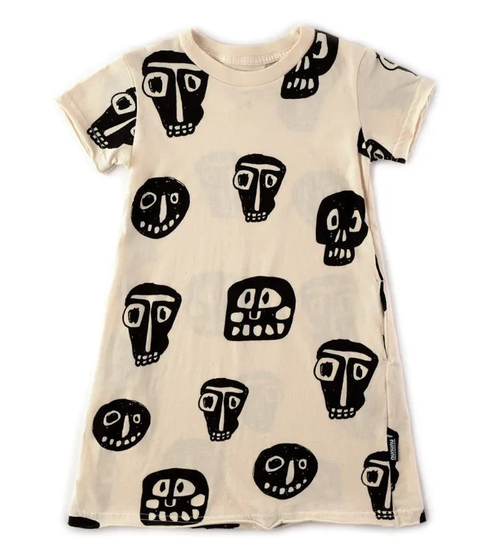 rowdy masks a dress sold by nununu