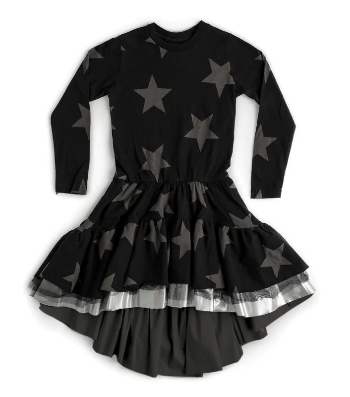 festive star dress made by nununu