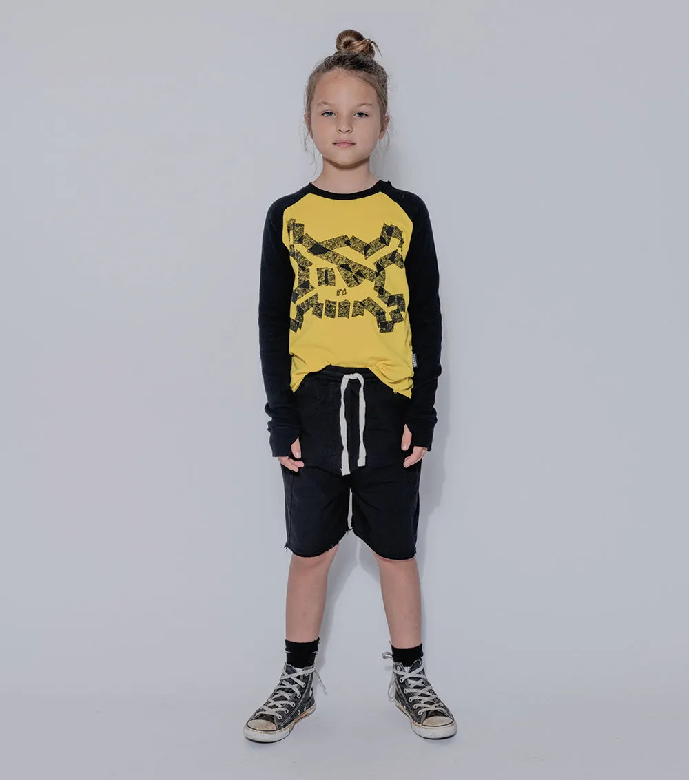 masking tape skull shirt sold by nununu product image thumbnail 4