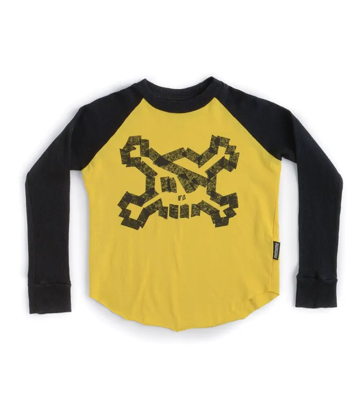 masking tape skull shirt sold by nununu