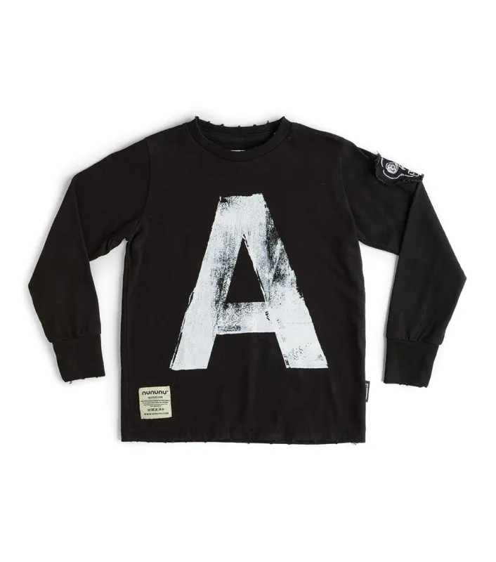 "a" shirt sold by nununu
