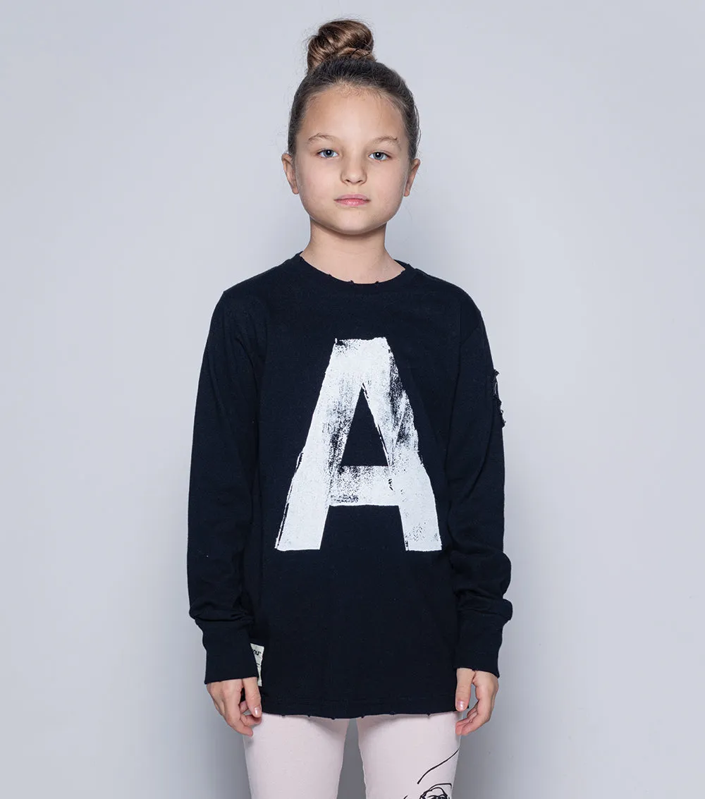 "a" shirt sold by nununu product image thumbnail 2