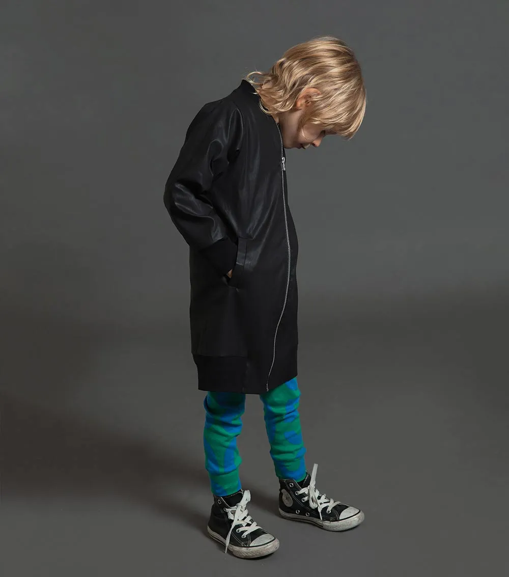 long wax bomber jacket sold by nununu product image thumbnail 3