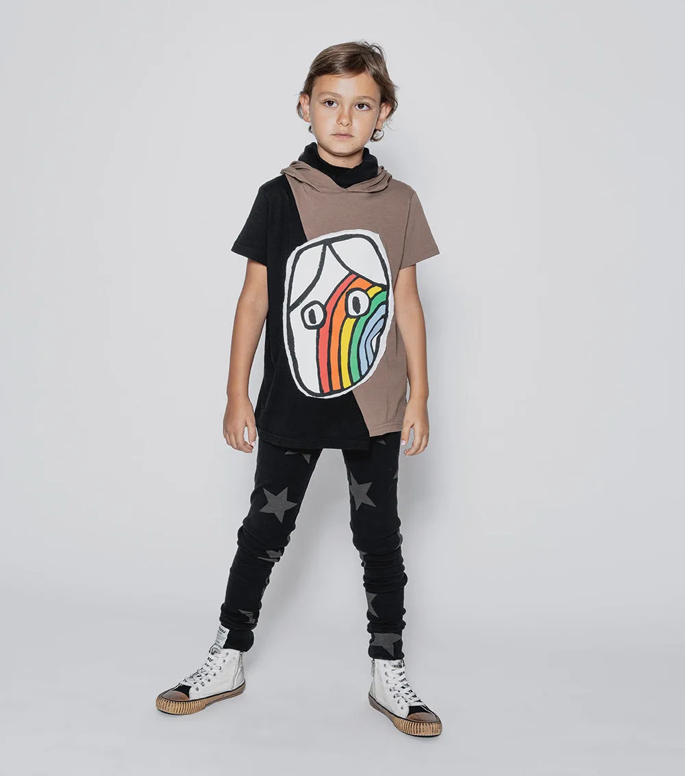 rainbow dude ninja shirt sold by nununu product image thumbnail 5