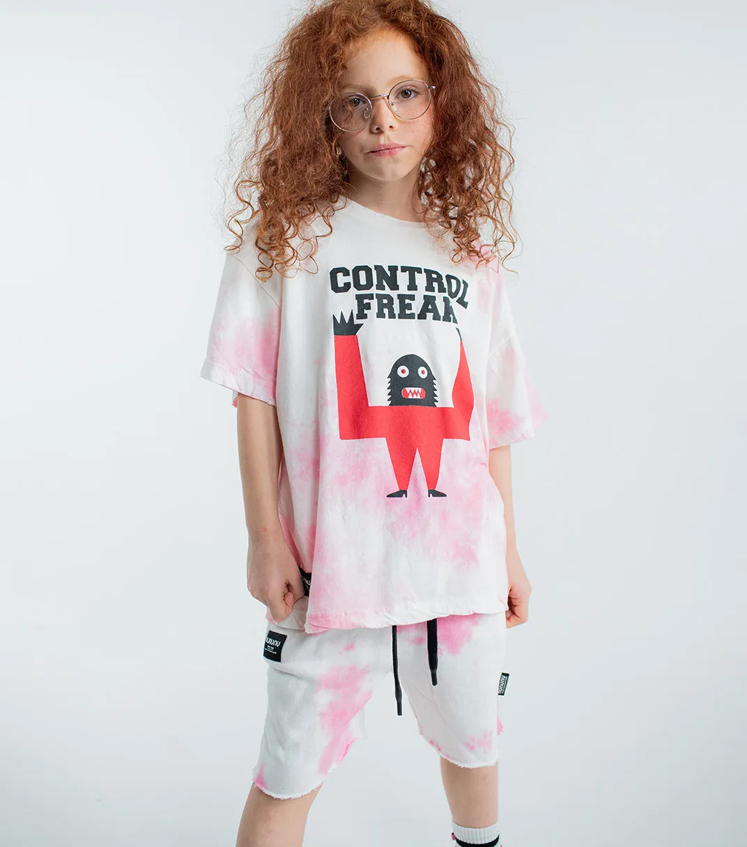 tie dye sweatshorts sold by nununu product image thumbnail 3