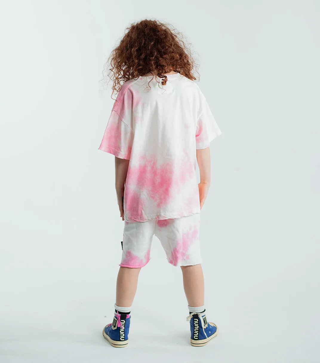 tie dye sweatshorts sold by nununu product image thumbnail 4