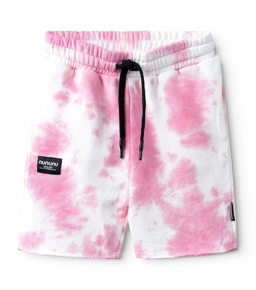 tie dye sweatshorts sold by nununu