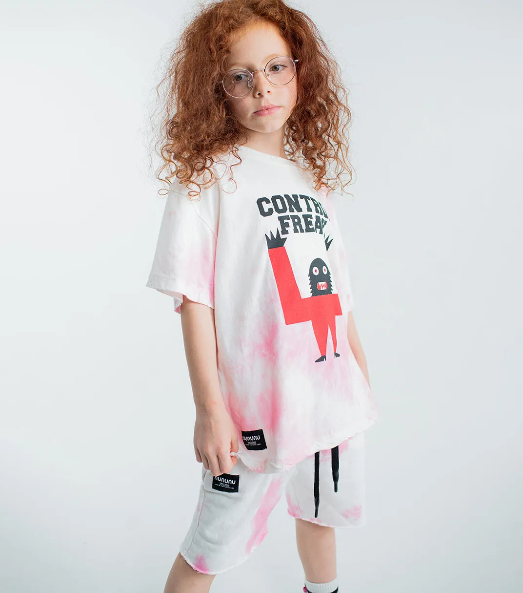 tie dye sweatshorts sold by nununu product image thumbnail 5