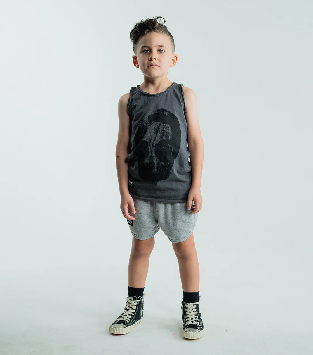 faded skull tank top sold by nununu product image thumbnail 2