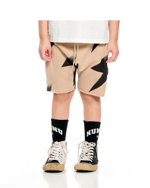 bolt rounded shorts made by nununu