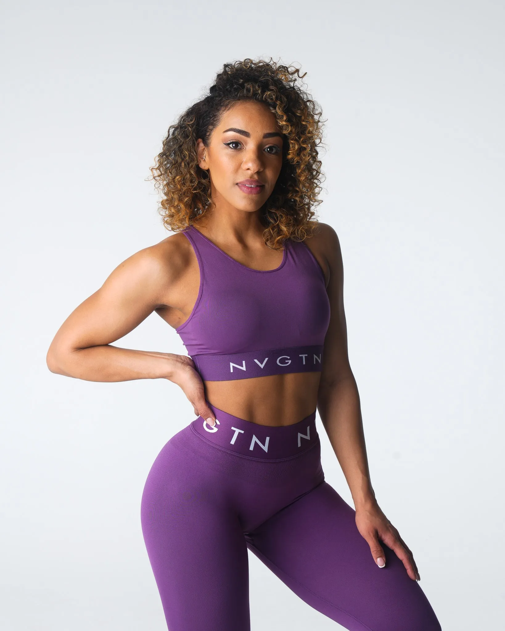 Amethyst Trilogy Sport Seamless Bra sold by NVGTN product image thumbnail 3