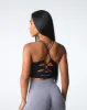 Black Thrive Seamless Bra sold by NVGTN