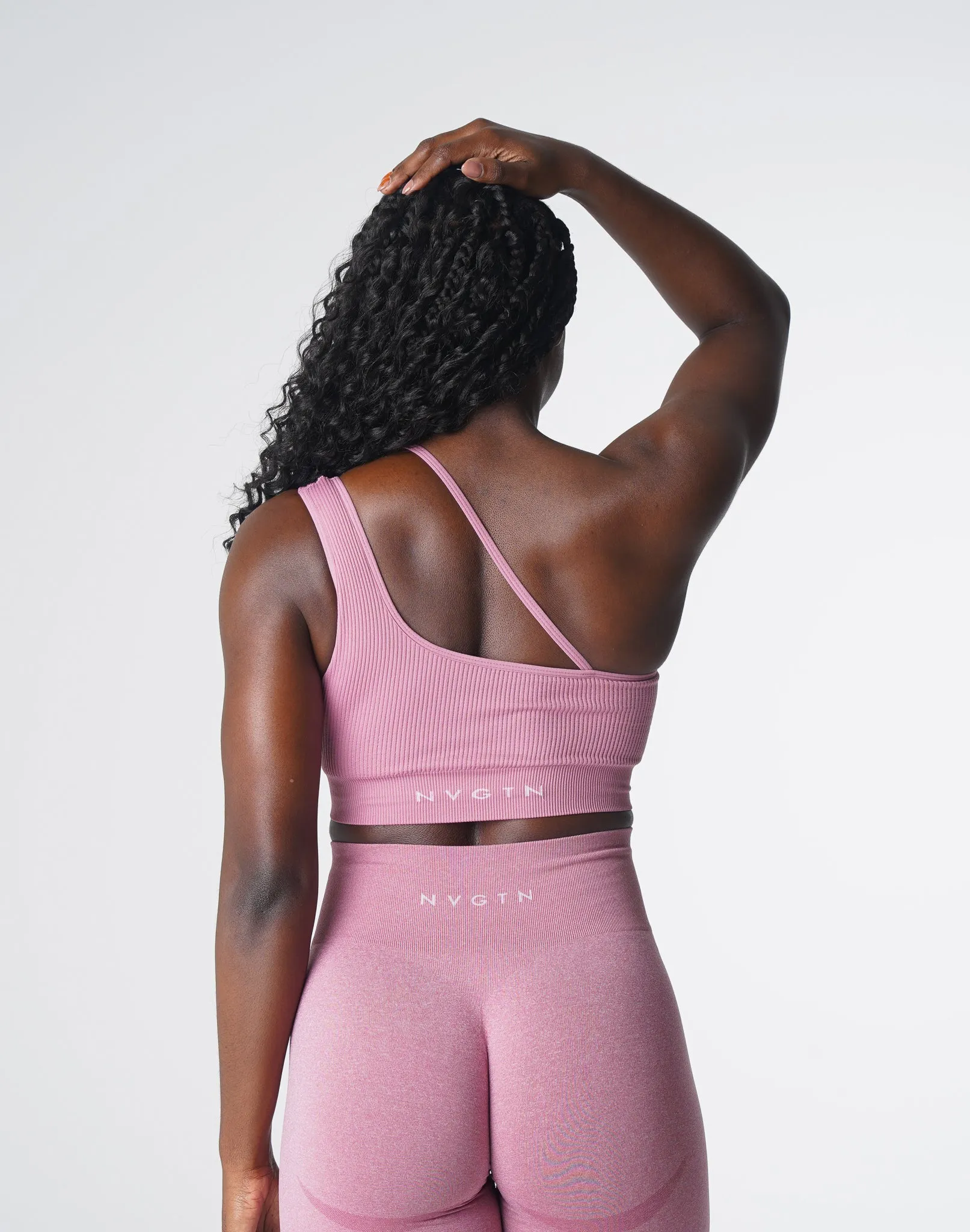 Pastel Pink Streamline Seamless Bra sold by NVGTN product image thumbnail 2