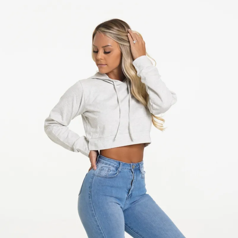 Light Grey Kick Back Hoodie sold by NVGTN
