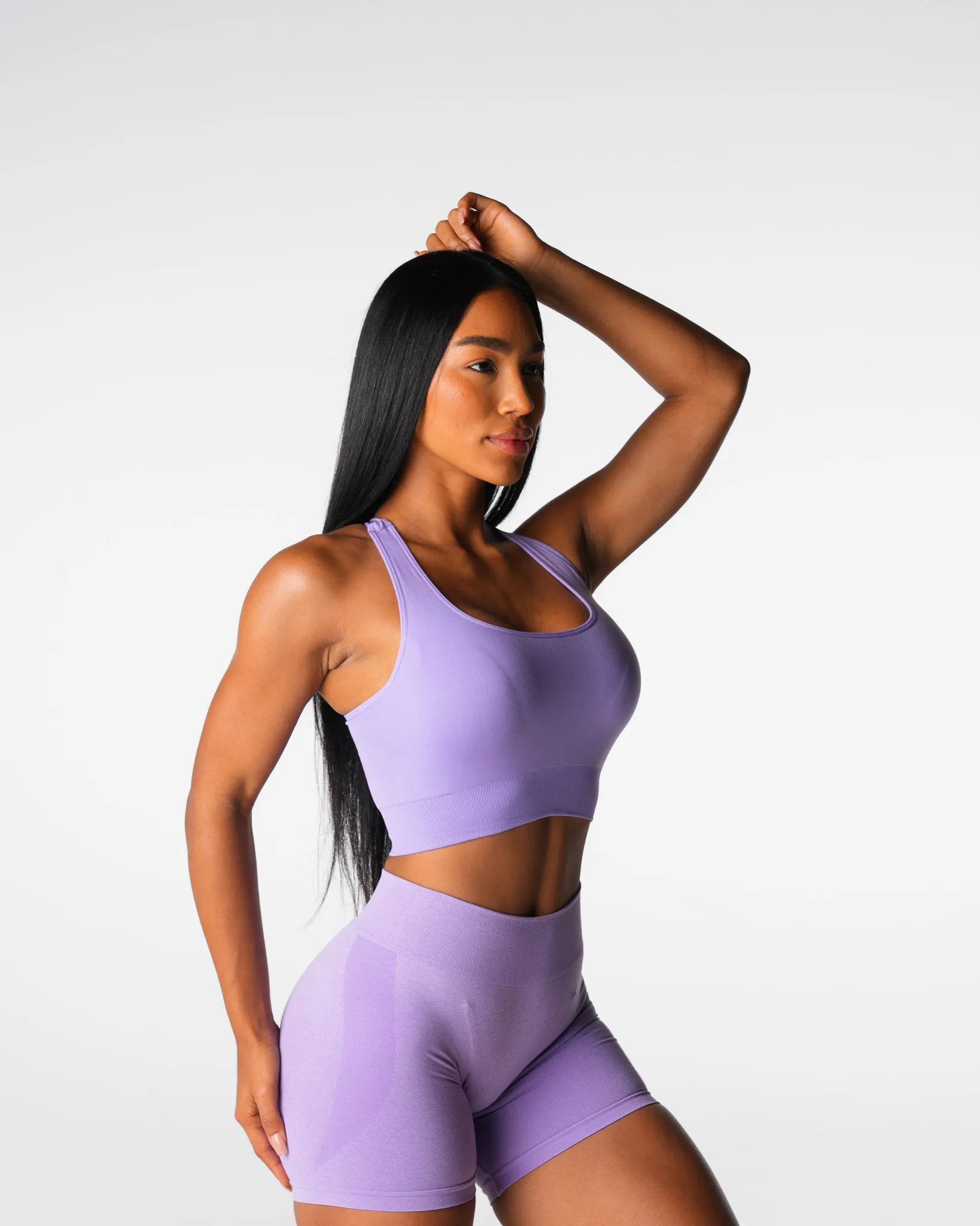 Lilac Thrive Seamless Bra sold by NVGTN product image thumbnail 3