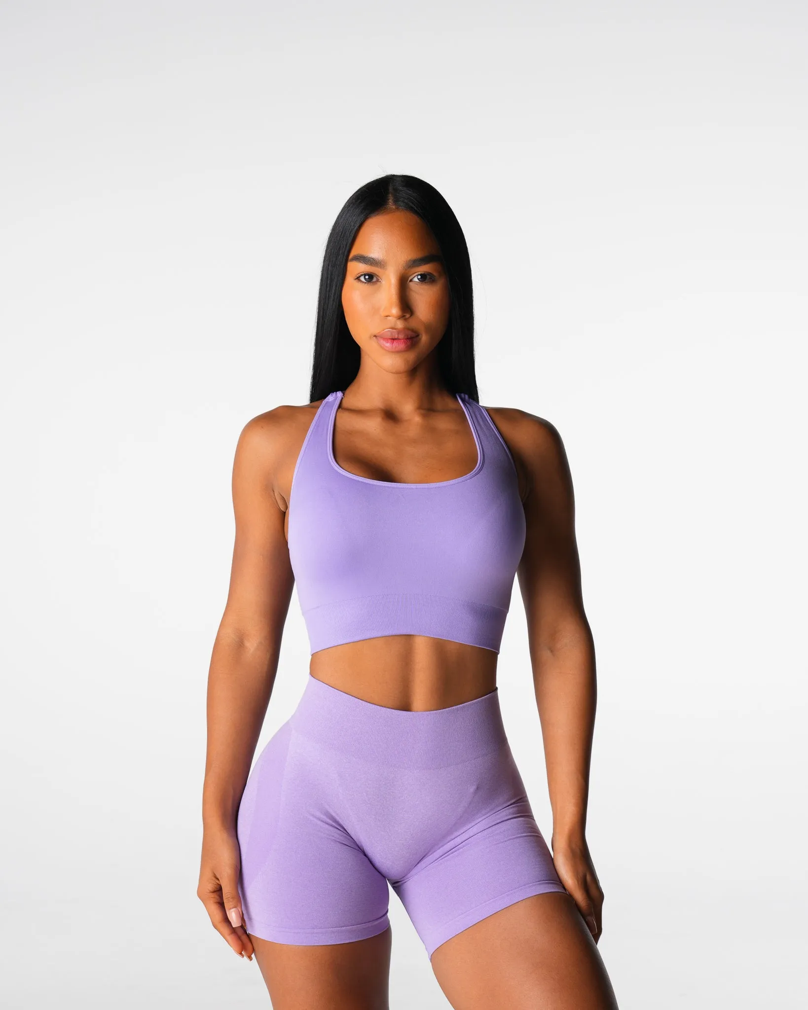 Lilac Thrive Seamless Bra sold by NVGTN product image thumbnail 2